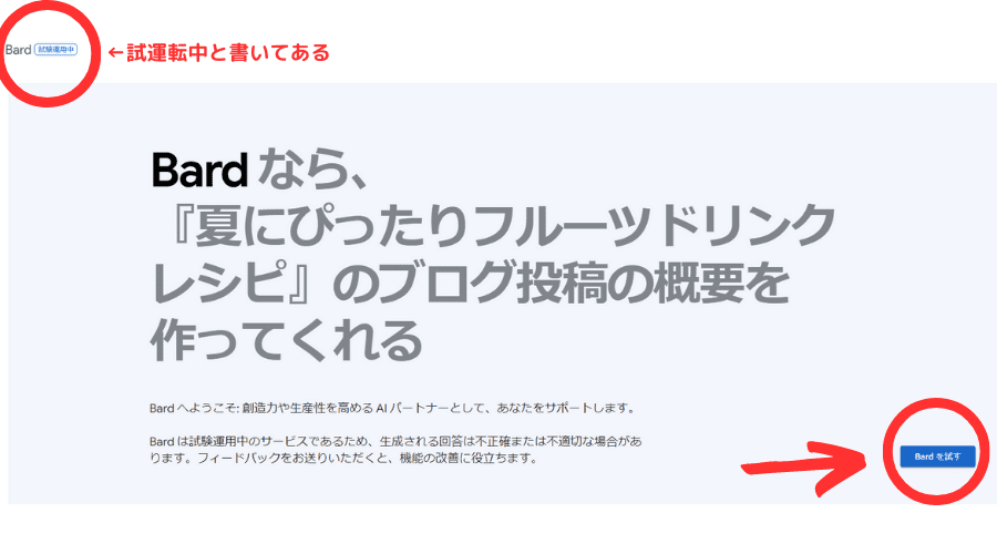 Googleバードの画像