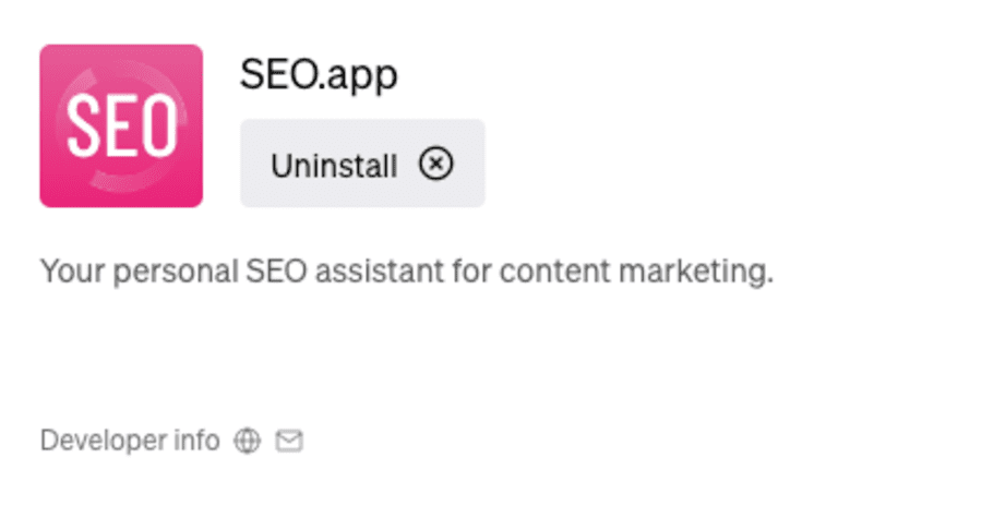 ChatGPTのプラグインSEO.app