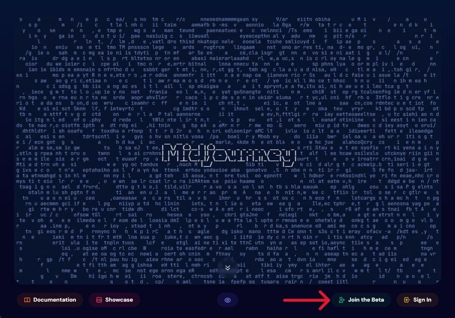 Midjourneyログイン画面