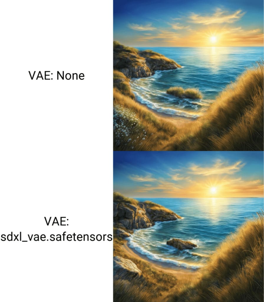 Stable DiffusionのVAEの設定