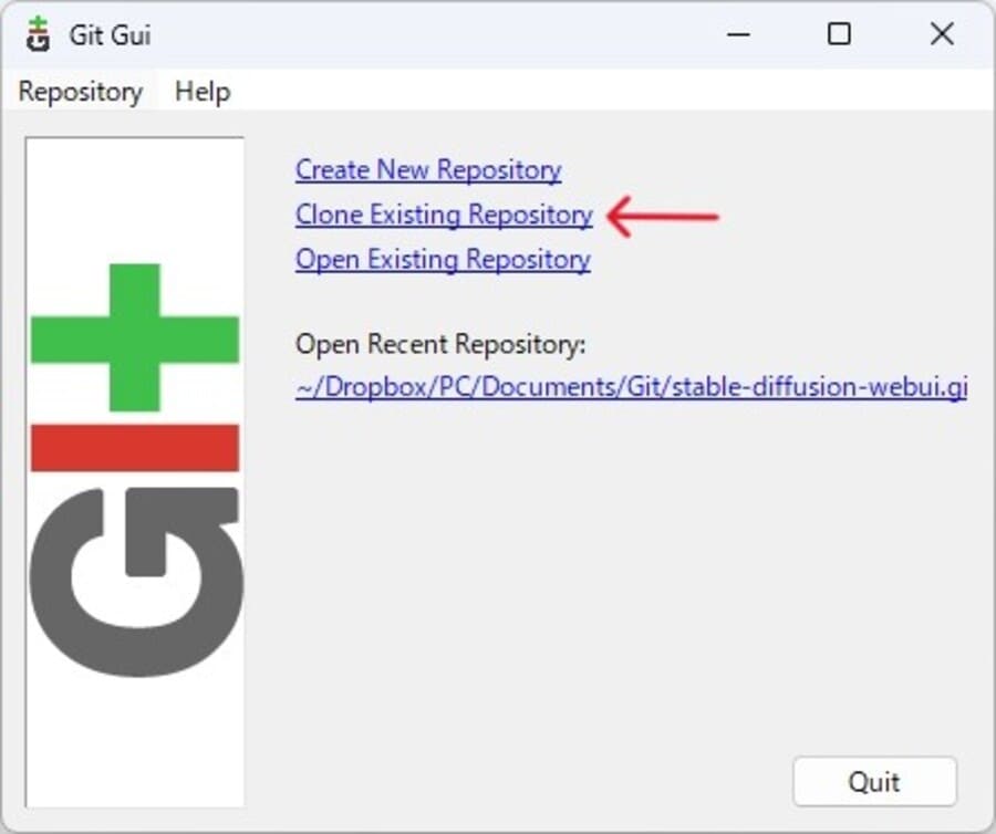 Git GUI画面
