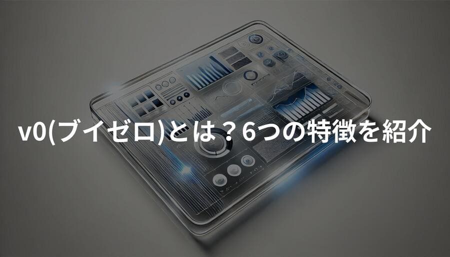 v0(ブイゼロ)とは?6つの特徴を紹介