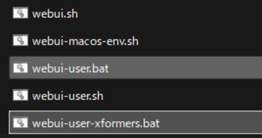 webui-user-xformers.batと改名