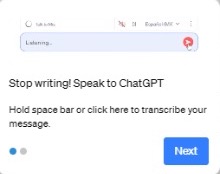 Google ChromeのプラグインVoice Control for ChatGPT x Mia AIのインストール方法3