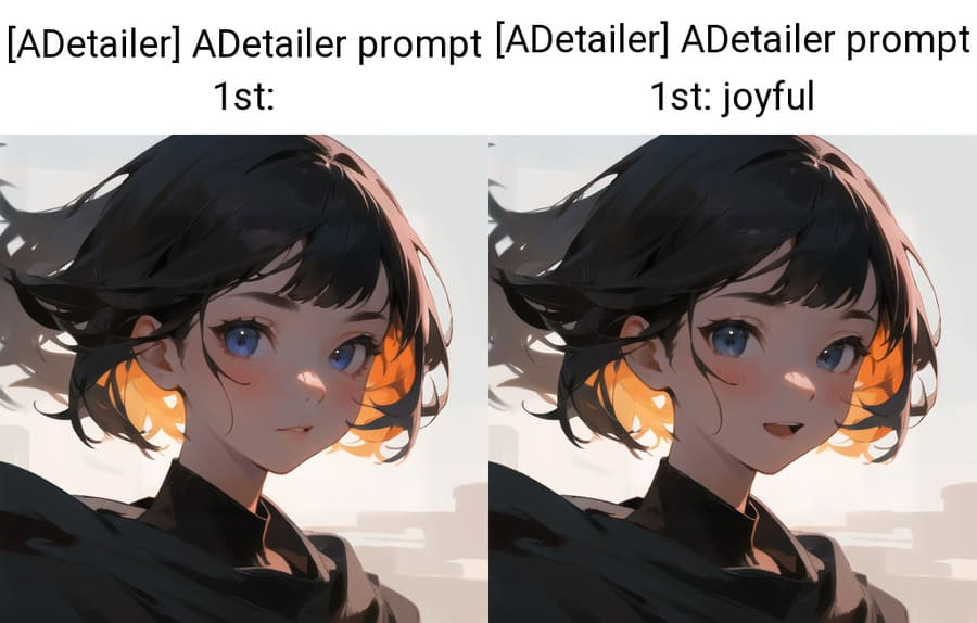 表情差分の例