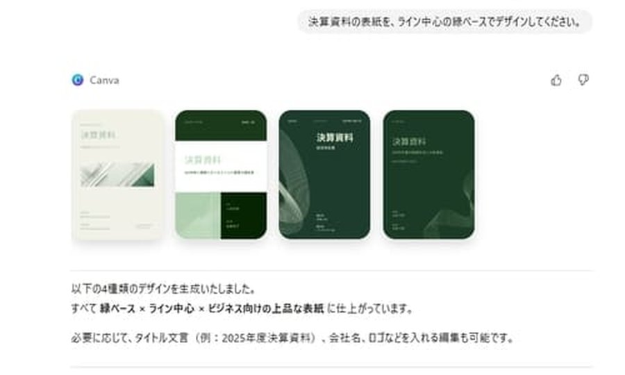 Canvaで生成した画像