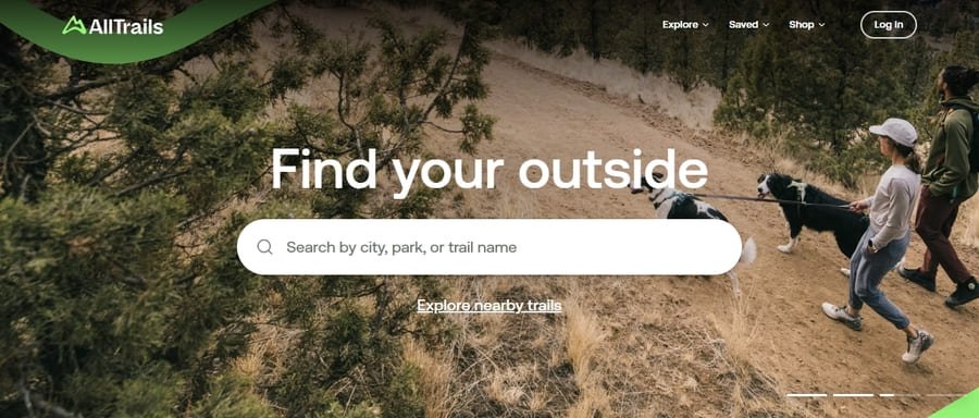 AllTrails公式サイト