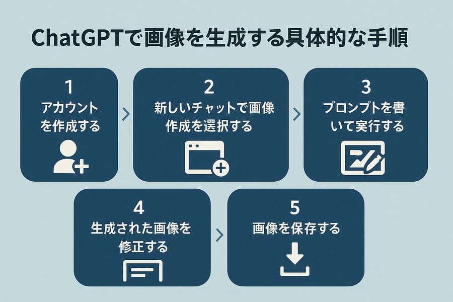 ChatGPT画像生成の手順