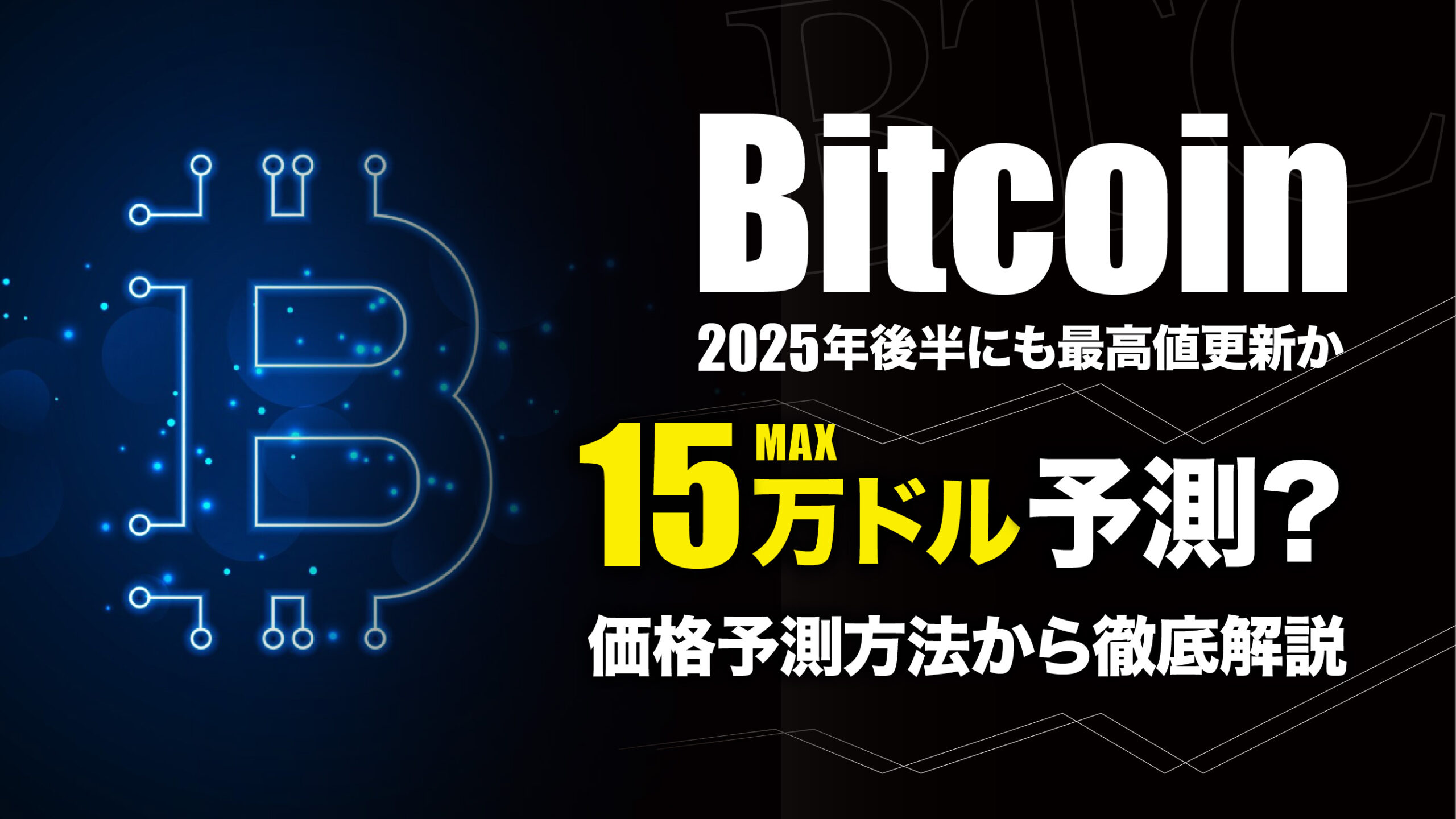 ビットコイン、2025年後半に過去最高値更新か－最大15万ドル予測も | meta land