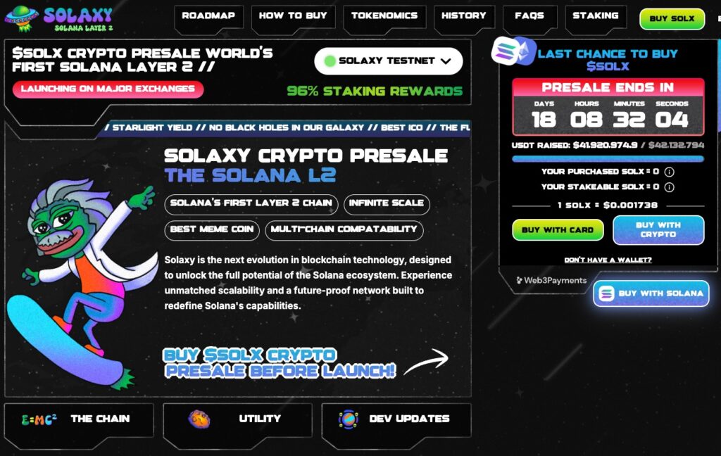 １. Solaxy（SOLX）