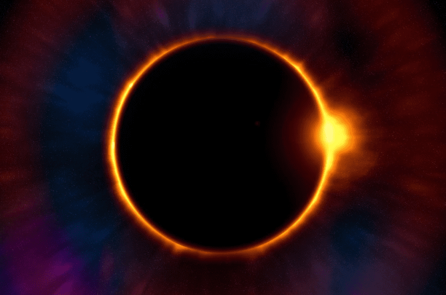 日食のイメージ画像