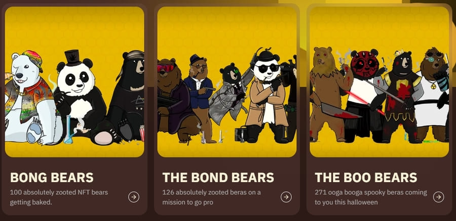 Bong Bears NFTから始まったプロジェクト