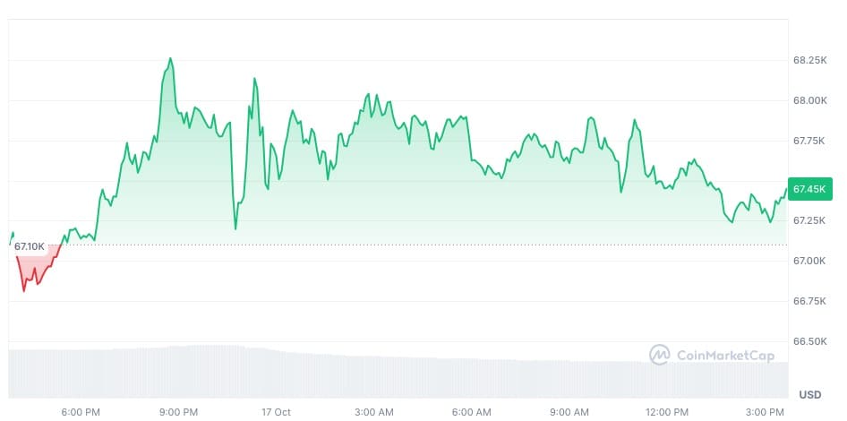 ビットコインの価格動向