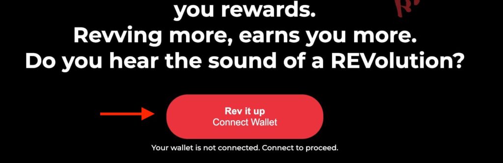 「Connect Wallet」をクリック