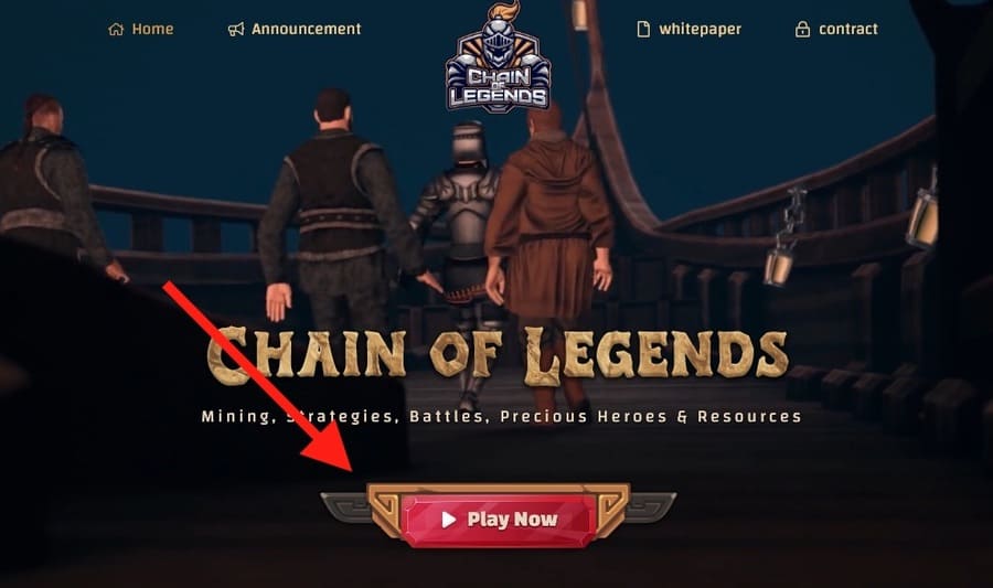 Chain of Legendsトップページ