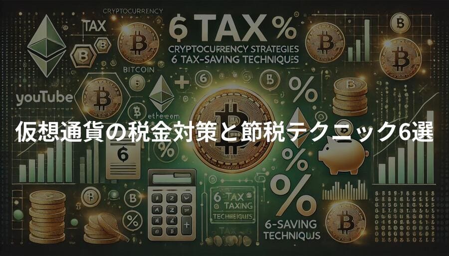 仮想通貨の税金対策と節税テクニック6選