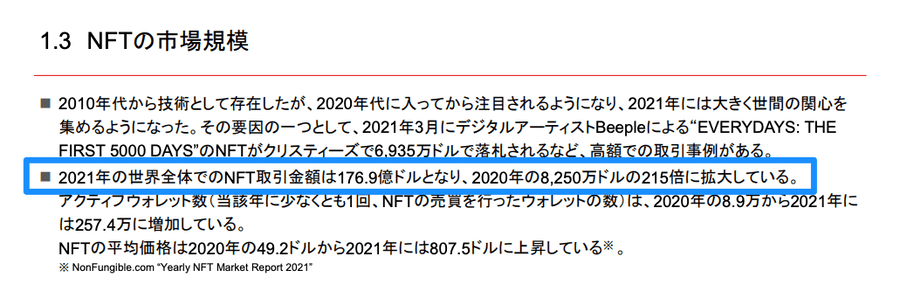 消費者庁-NFTの動向整理