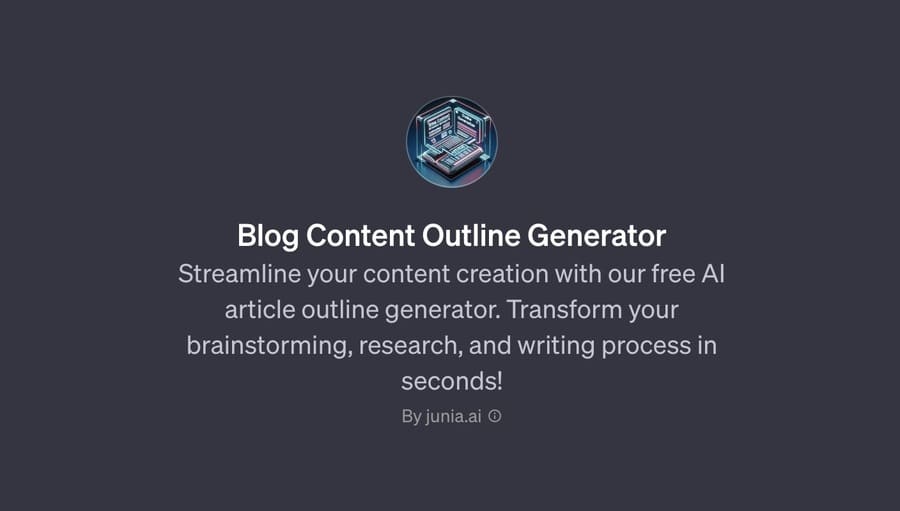 Blog Content Outline Generator