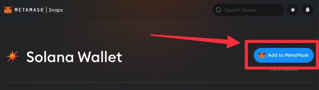 MetaMaskにSolanaを追加