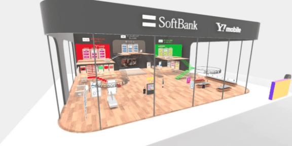メタバースショップ「SoftBank Shop in Metapa」