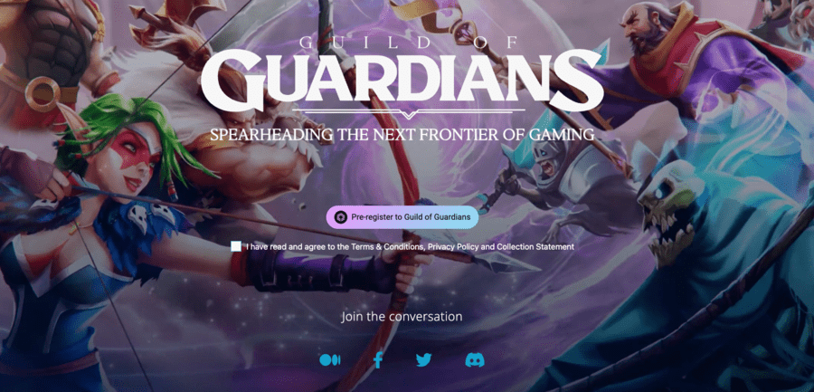 スマホで稼げるNFTゲーム13個目 Guild of Guardians