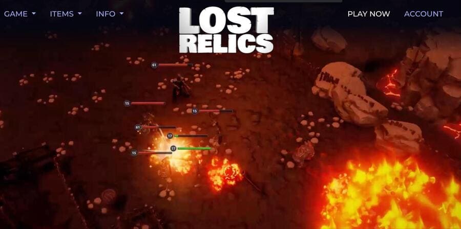 NFTゲームLost Relics