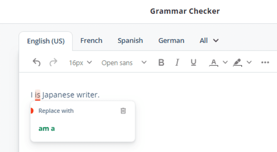 Grammar Checker