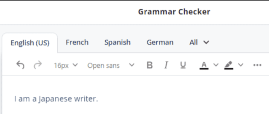 Grammar Checker