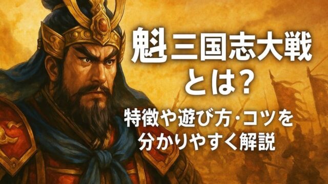 魁 三国志大戦とは？特徴や遊び方・コツを分かりやすく解説