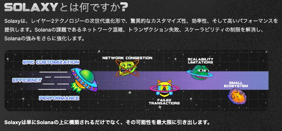 Solaxyが注目される理由を示す図