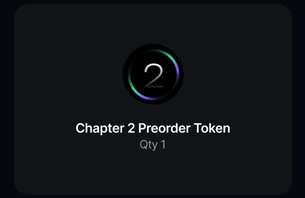 Chapter 2 Preorder Token