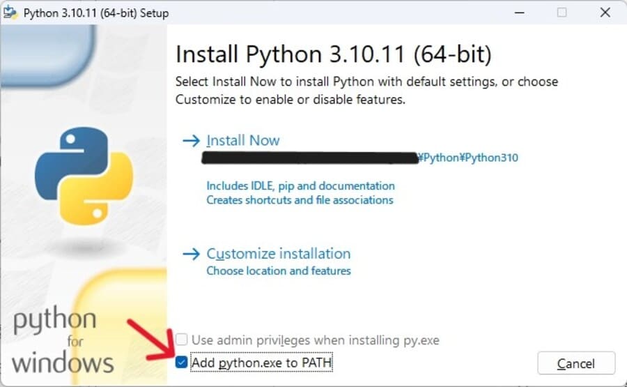 Pythonファイルダウンロード画面