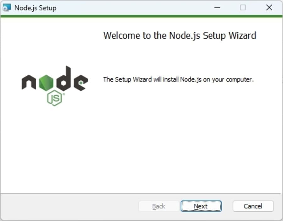 Node.jsをインストールする