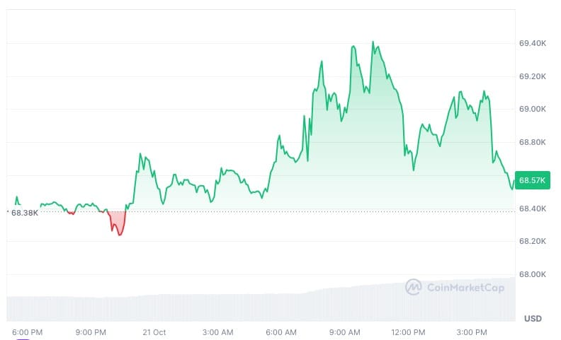 ビットコインの価格動向