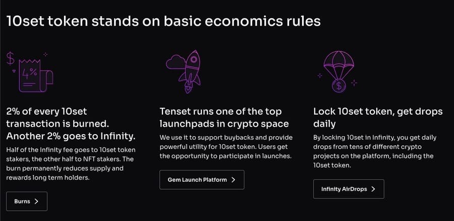 10set token stands on basic economics rules