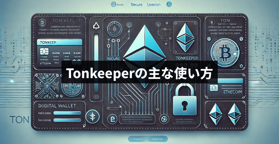 Tonkeeperの主な使い方