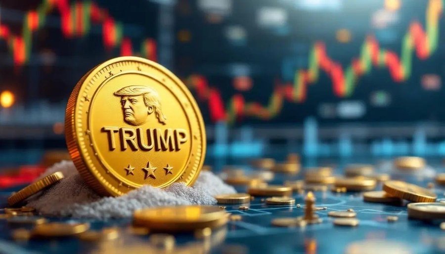 Altタグ「$TRUMPコインとチャート」