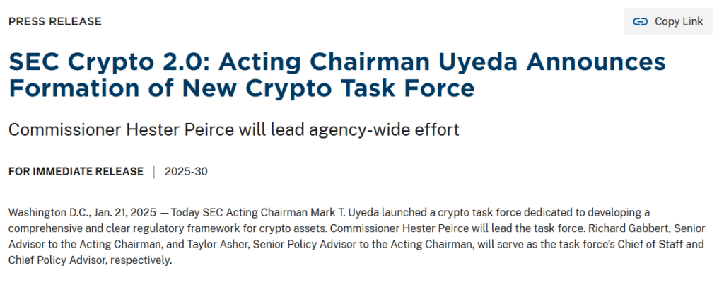 sec.gov crypto task force