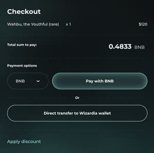 Pay with BNB
